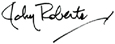 Signature of John Roberts, Founder and CEO of www.LiveLearnAndProsper.com and author of Stock Market For Beginners